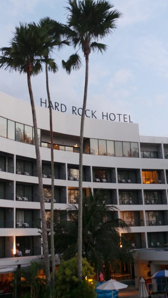 The Hard Rock Hotel in Batu Ferringhi, Malaysia